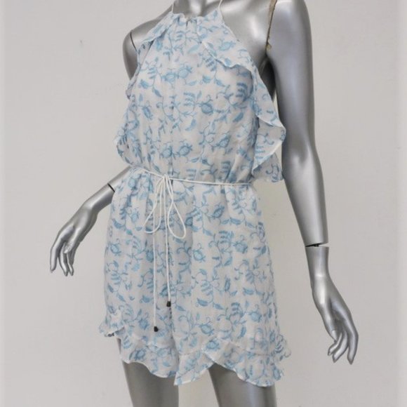 Zimmermann Romper Zephyr Vine Embroidered Cotton - Picture 4 of 6